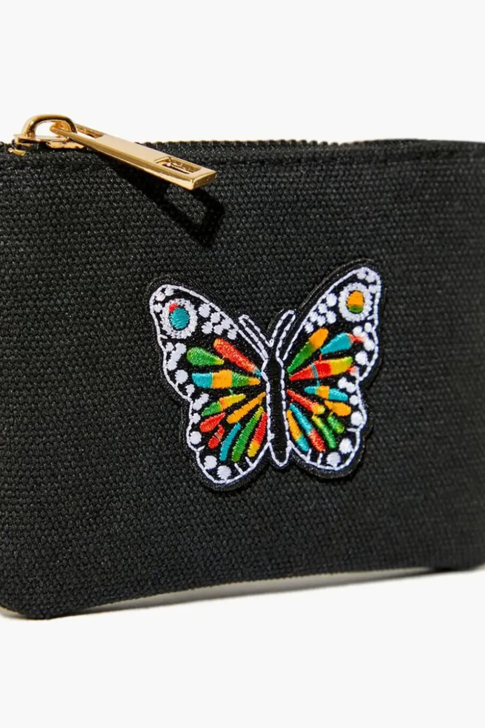 Embroidered Butterfly Coin Purse