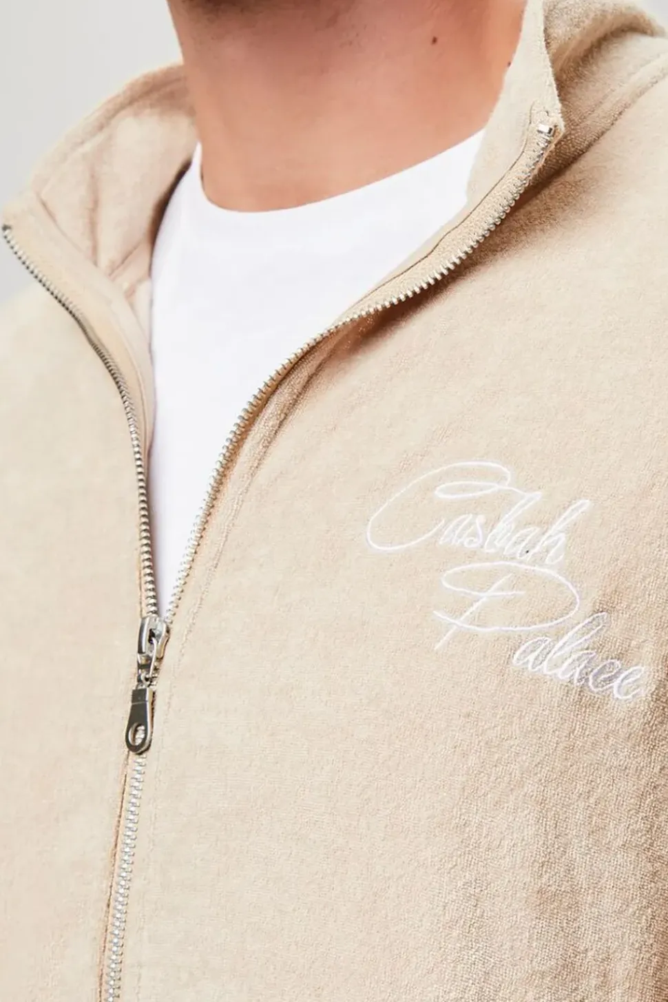 Embroidered Casbah Palace Graphic Jacket