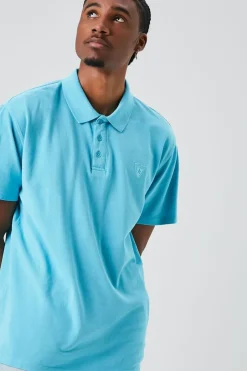 Embroidered Crest Polo Shirt