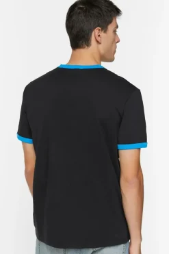 Embroidered Dreamer Ringer Tee