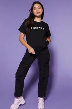 Embroidered Forever Tee