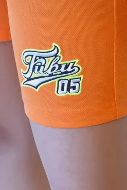Embroidered Fubu Mesh Shorts