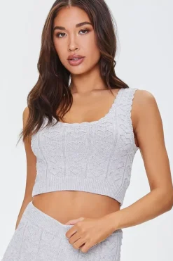 Embroidered Heart Pajama Tank Top