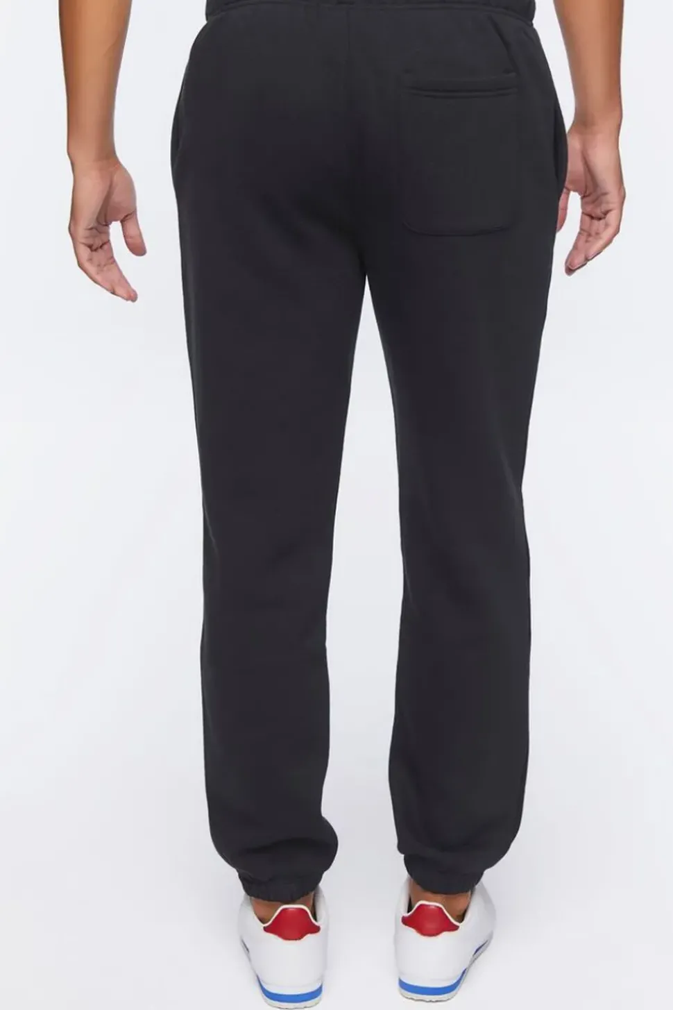 Embroidered Rise Graphic Joggers