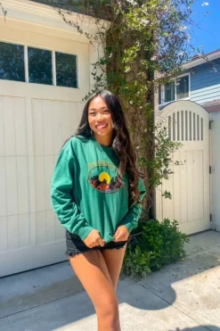 Embroidered Zion Graphic Pullover