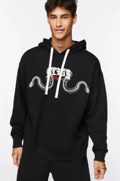 Eternal Bliss Skeleton Graphic Hoodie