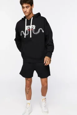 Eternal Bliss Skeleton Graphic Hoodie