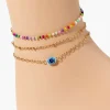 Evil Eye Anklet Set