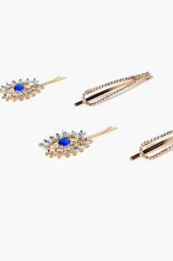 Evil Eye Hair Pin Set