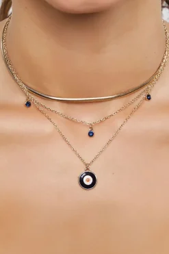 Evil Eye Necklace Set