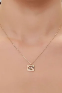 Evil Eye Pendant Chain Necklace