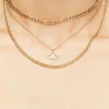 Evil Eye Pendant Layered Necklace