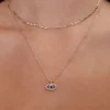 Eye Pendant Layered Necklace