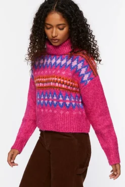 Fair Isle Turtleneck Sweater