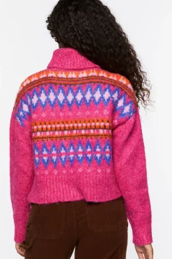 Fair Isle Turtleneck Sweater