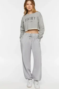 Fairy Cropped Graphic Pullover