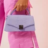 Faux Croc Crossbody Bag