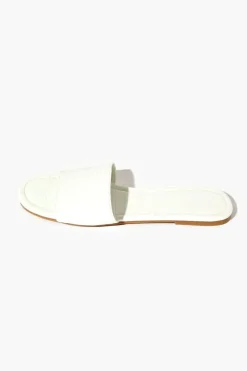 Faux Croc Flat Sandals