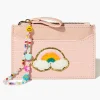 Faux Croc Rainbow Wallet