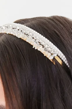Faux Crystal Headband Set