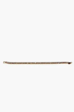 Faux Gem Box Chain Bracelet