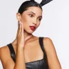 Faux Gem Bunny Ears Headband