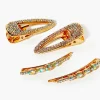 Faux Gem Hair Clip & Bobby Pin Set