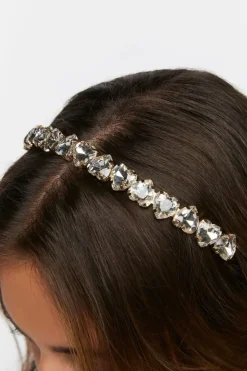 Faux Gem Heart Headband