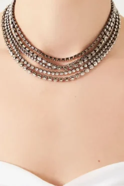 Faux Gem Layered Necklace