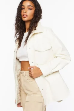Faux Leather & Faux Shearling Jacket