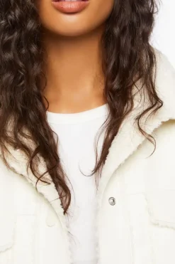 Faux Leather & Faux Shearling Jacket