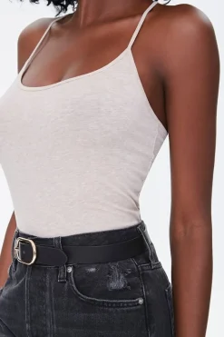 Faux Leather Hip Belt