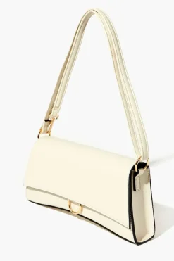 Faux Leather O-Ring Crossbody Bag