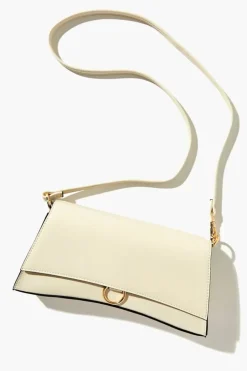 Faux Leather O-Ring Crossbody Bag