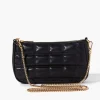 Faux Leather Quilted Crossbody Bag
