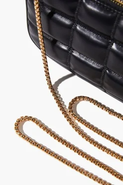 Faux Leather Quilted Crossbody Bag