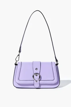 Faux Patent Leather Shoulder Bag