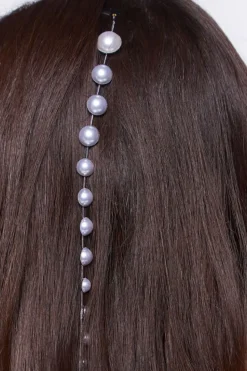 Faux Pearl Hair Chain