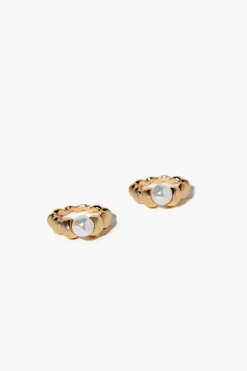 Faux Pearl Ring Set