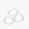 Faux Pearl Stretch Bracelet Set
