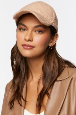 Faux Shearling Baseball Cap
