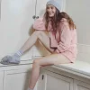 Faux Shearling Pom Pom Beanie