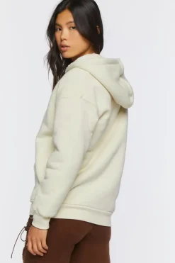 Faux Shearling Zip-Up Hoodie