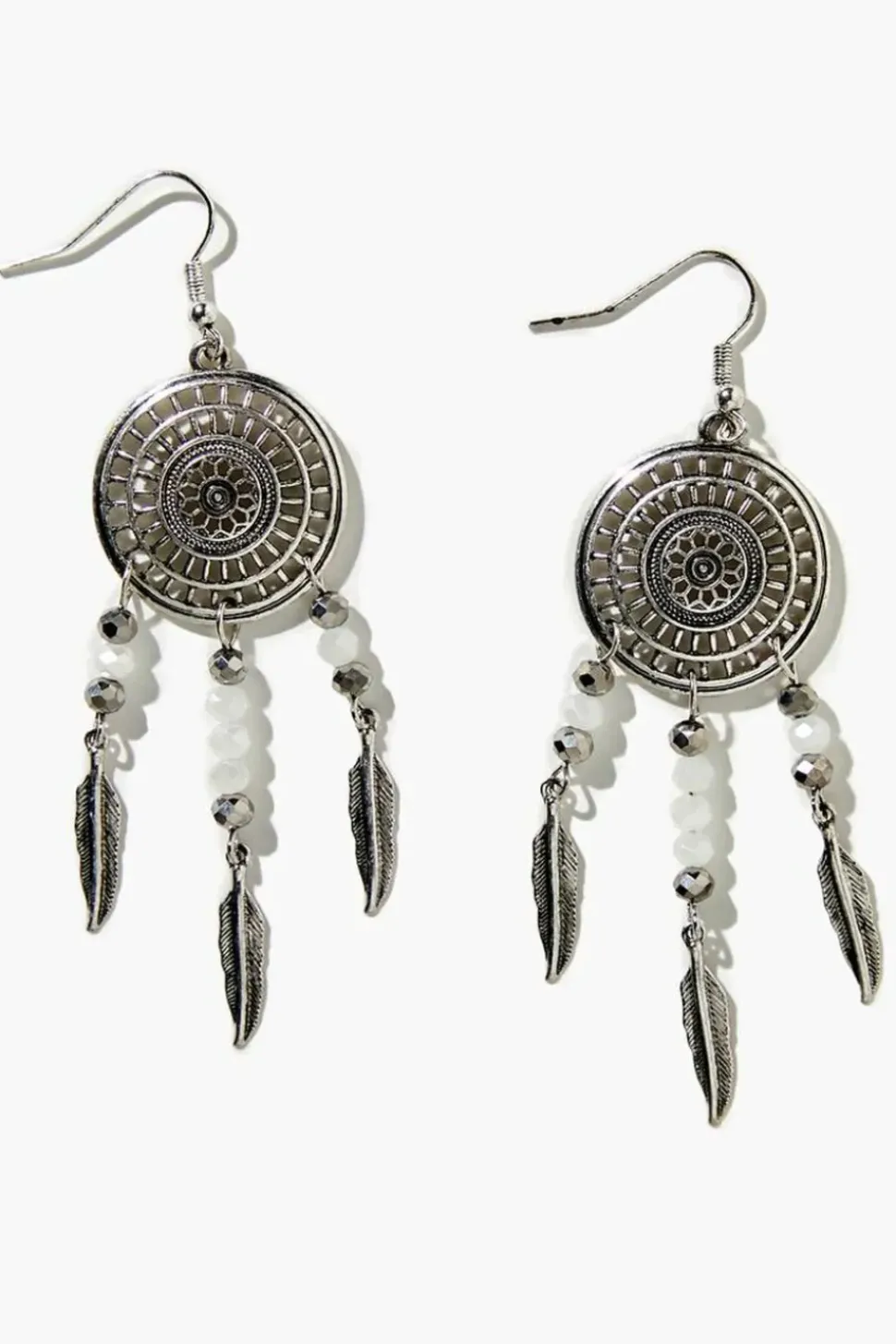 Faux Stone Dreamcatcher Drop Earring Set