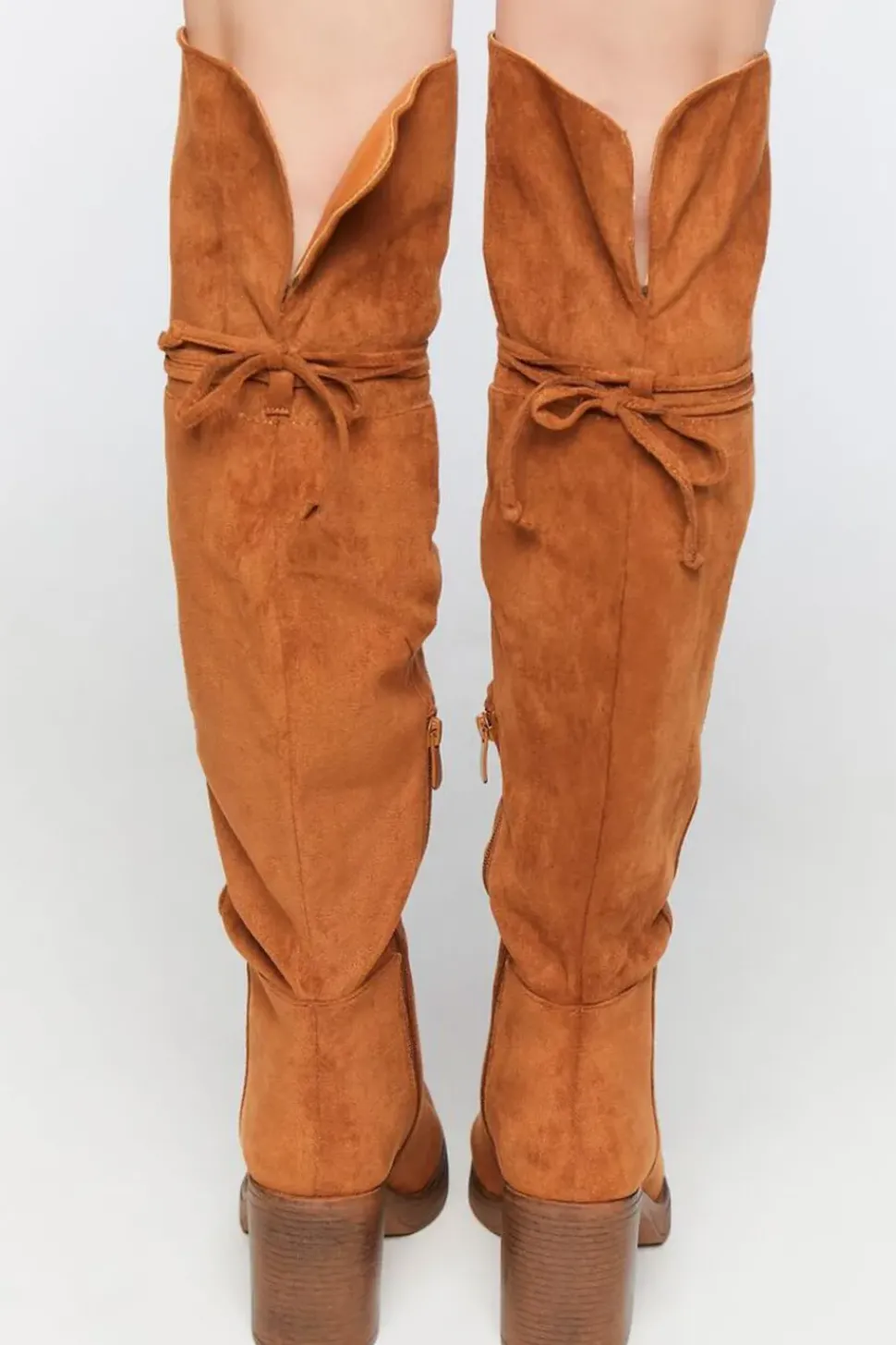 Faux Suede Over-The-Knee Boots