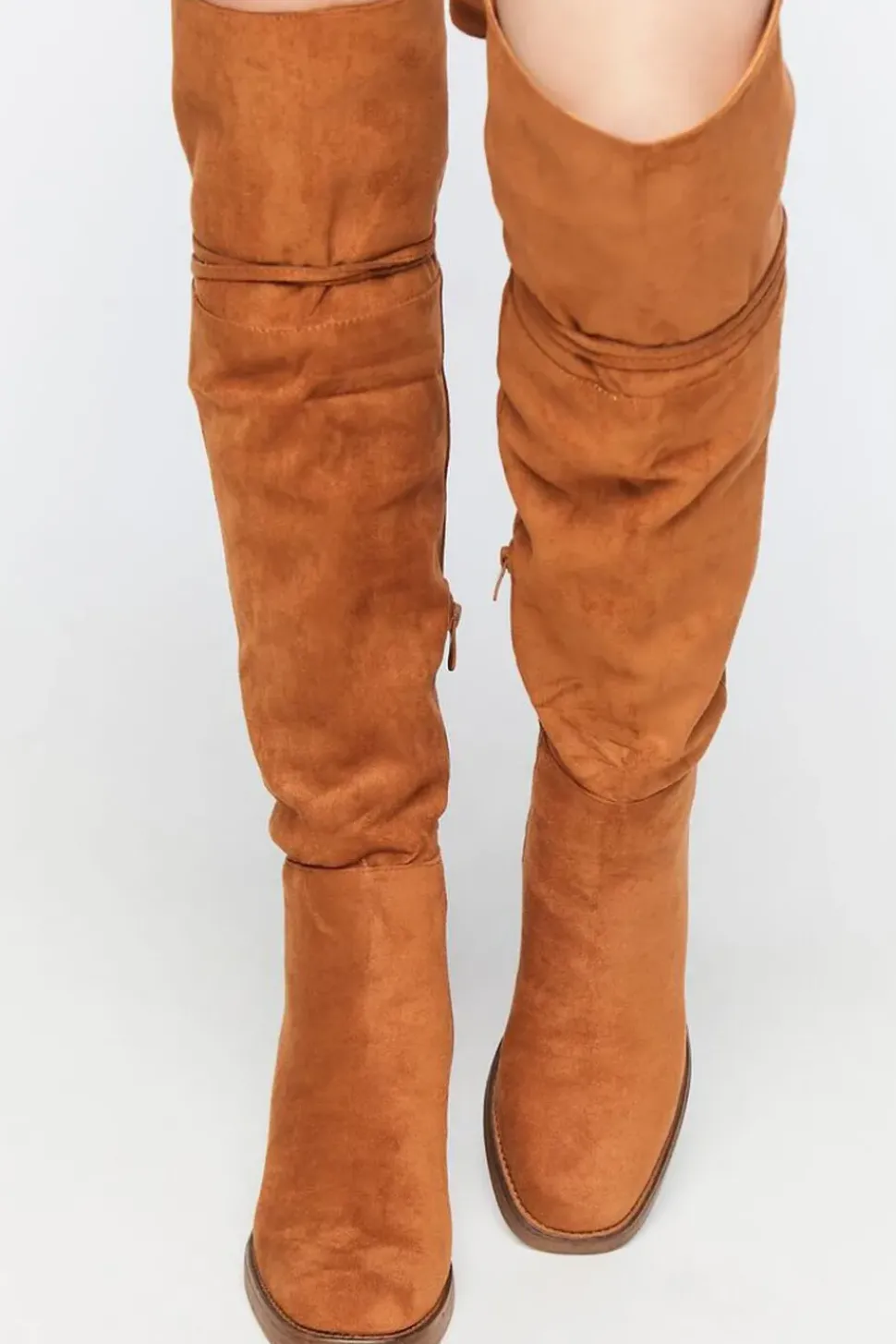 Faux Suede Over-The-Knee Boots