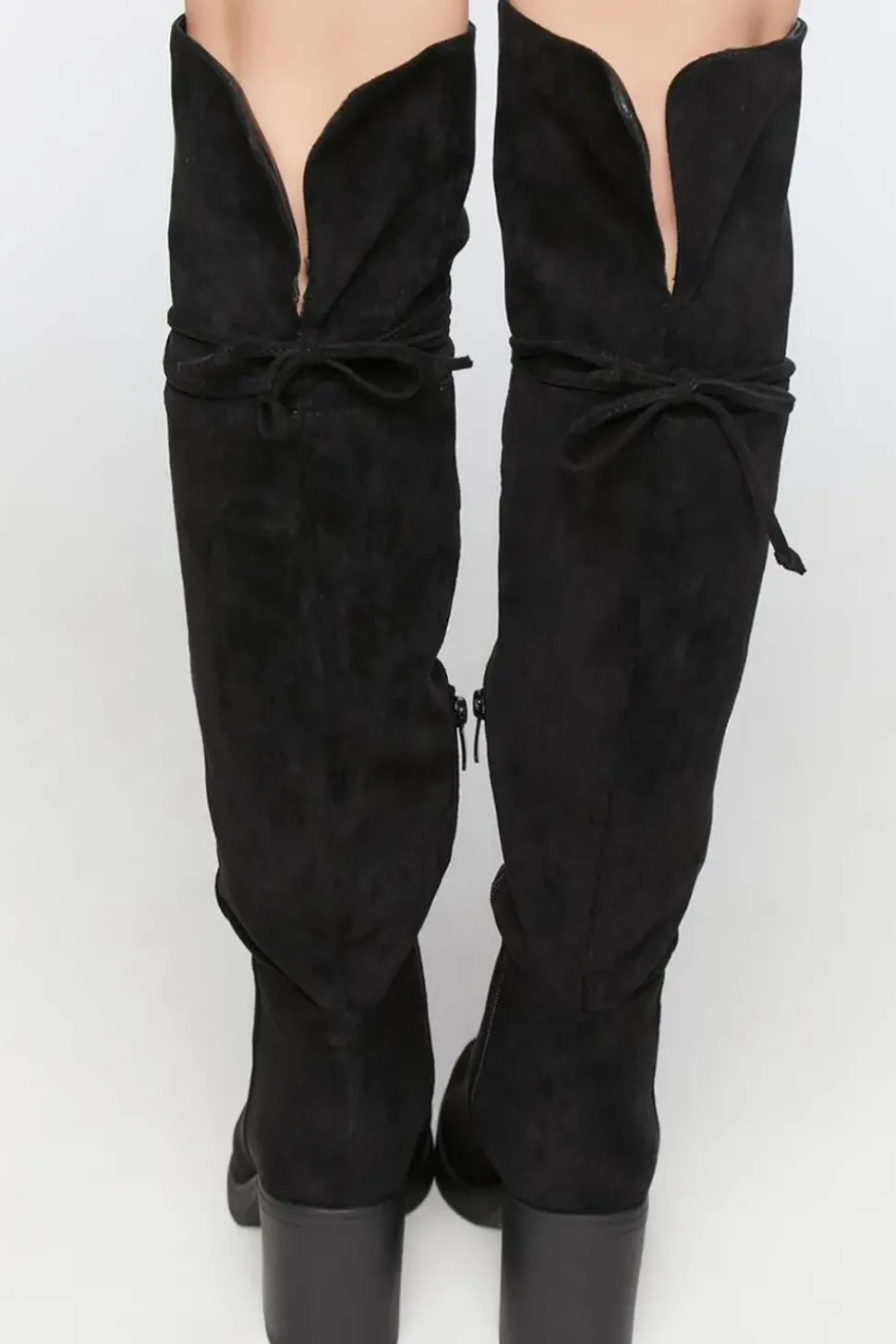 Faux Suede Over-The-Knee Boots