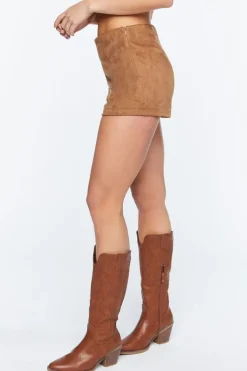 Faux Suede Shorts