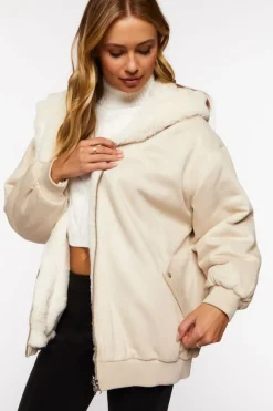Faux Suede Zip-Up Jacket