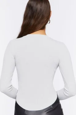 Fitted Sweater-Knit Top
